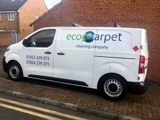 Eco Carpet Cleaning Company's van